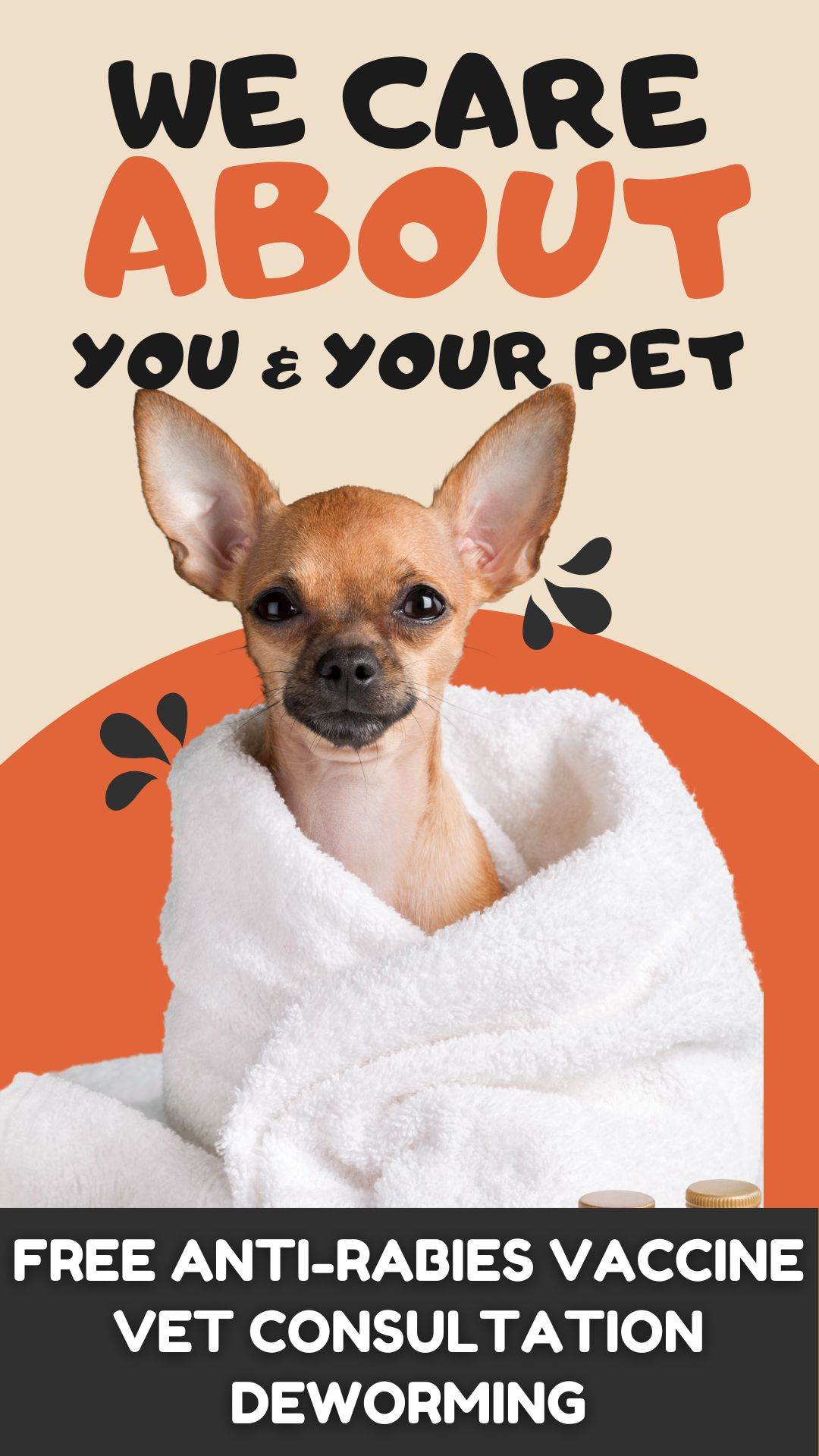 FREE REGISTRATION FREE HEALTH CARAVAN FOR DOGS (DEWORMING, CONSULTATION & ANTI-RABIES VAX)